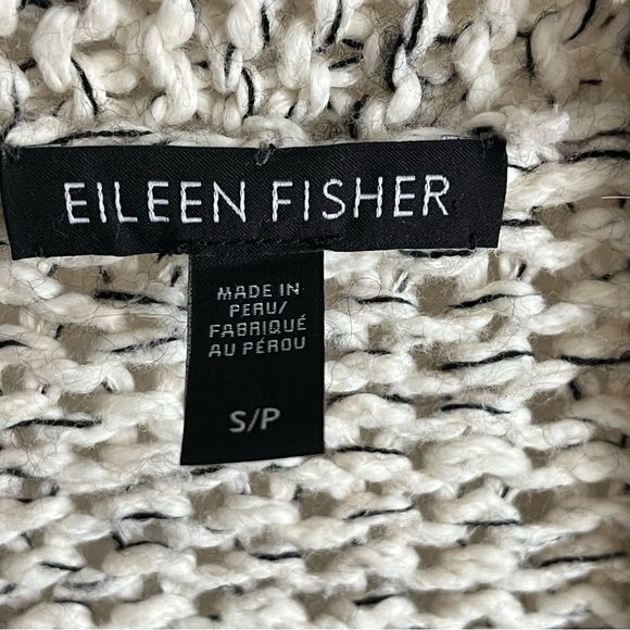Eileen Fisher Peruvian Organic Cotton Alpaca Open Front Kimono Cardigan Sm EUC - Picture 2 of 16
